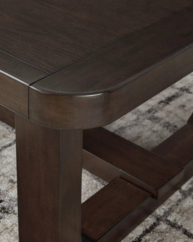 Breckington - Rectangular Cocktail Table - Dark Brown by Unique Piece Furniture