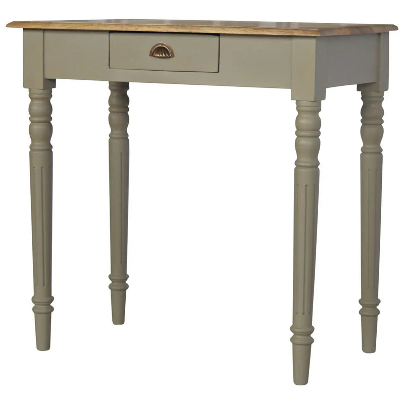 Hand Painted Writing Desk - Gray by Unique Piece Furniture