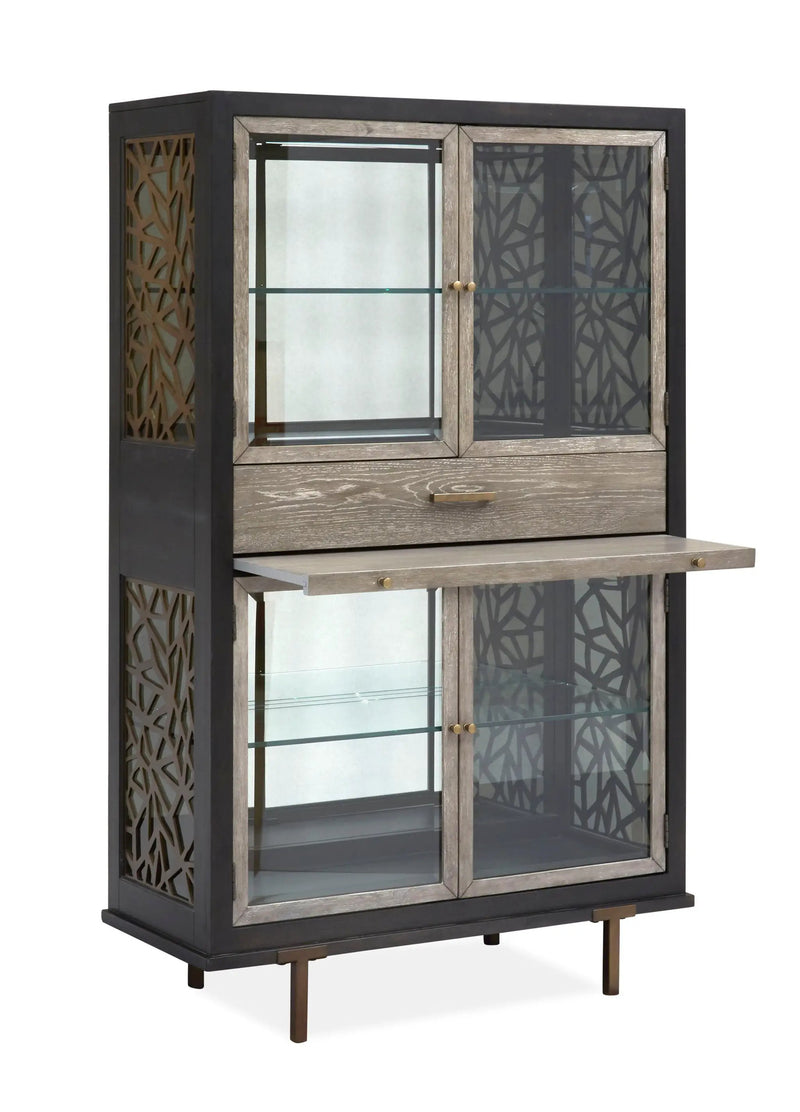 Ryker - Display Cabinet - Homestead Brown by Unique Piece Furniture