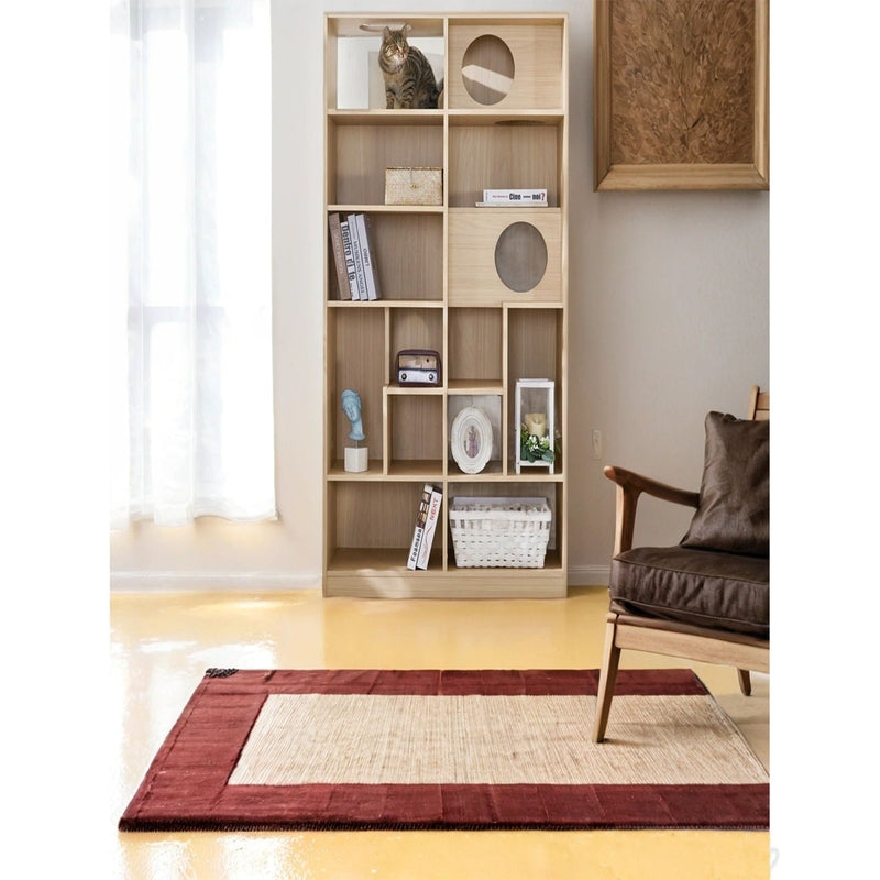 Furniture Style Cat Bookcase Cat Tree Shelves - Natural by HouseOfZazla