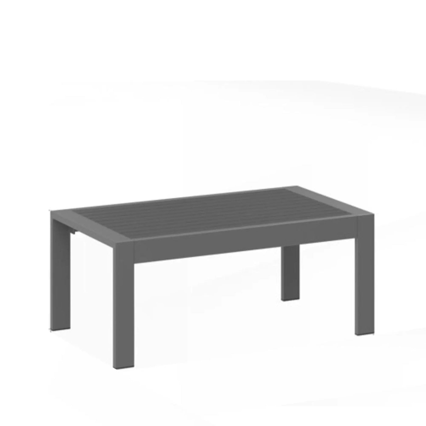 All-Weather Outdoor Coffee Table With Wood-Look Top by HouseOfZazla