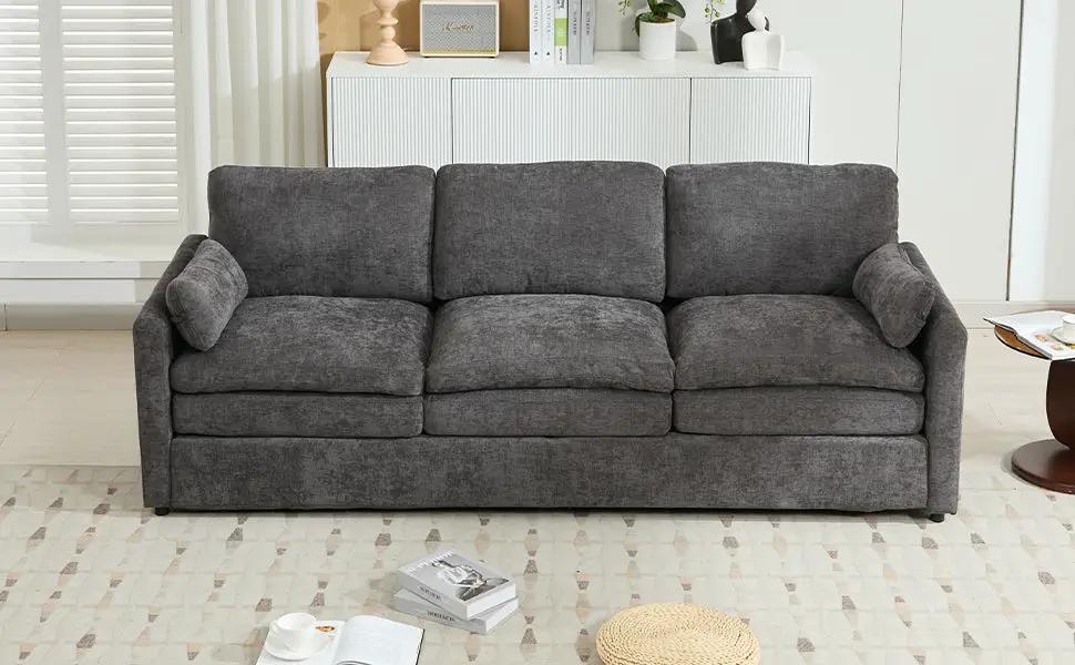 Cozy Upholstered Oversized 3-Seater Cloud Sofa by BLAKHOM