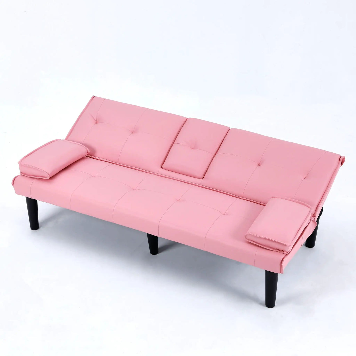 Sofa Bed With Foldable Design And Cup Holder by HouseOfZazla