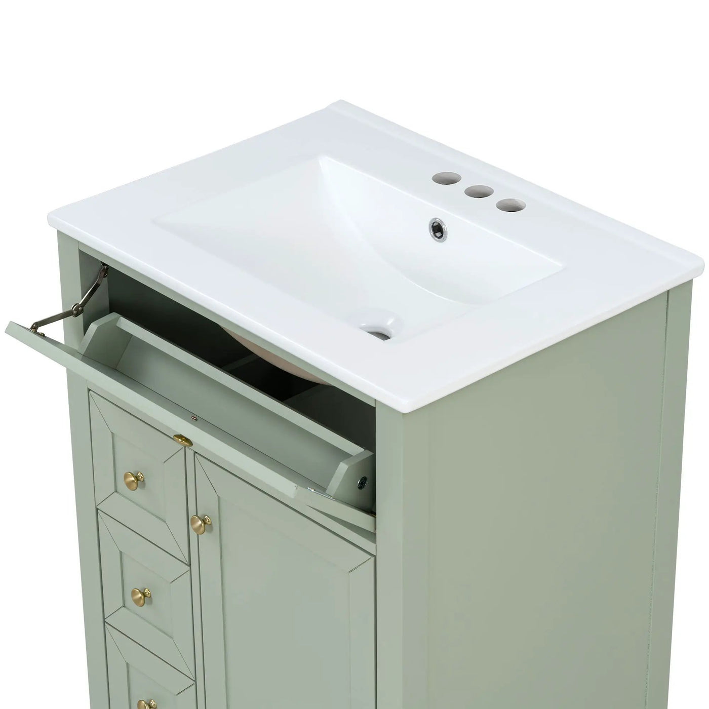 Bathroom Vanity With Sink, Soft Closing Cabinet by HouseOfZazla