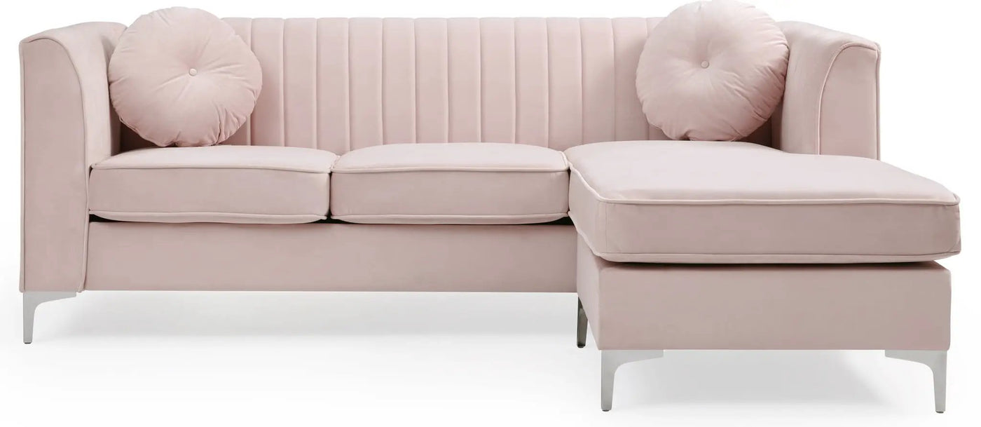 Delray - Micro Suede Sofa Chaise by HouseOfZazla