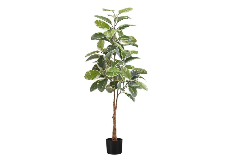 52" Tall Artificial Rubber Tree Indoor Plant by HouseOfZazla