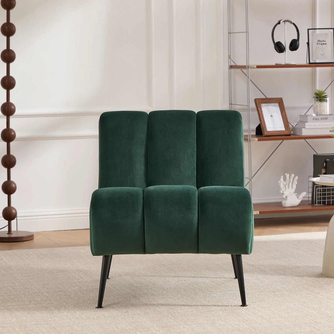 Upholstered Armless Chair For Living Room by HouseOfZazla