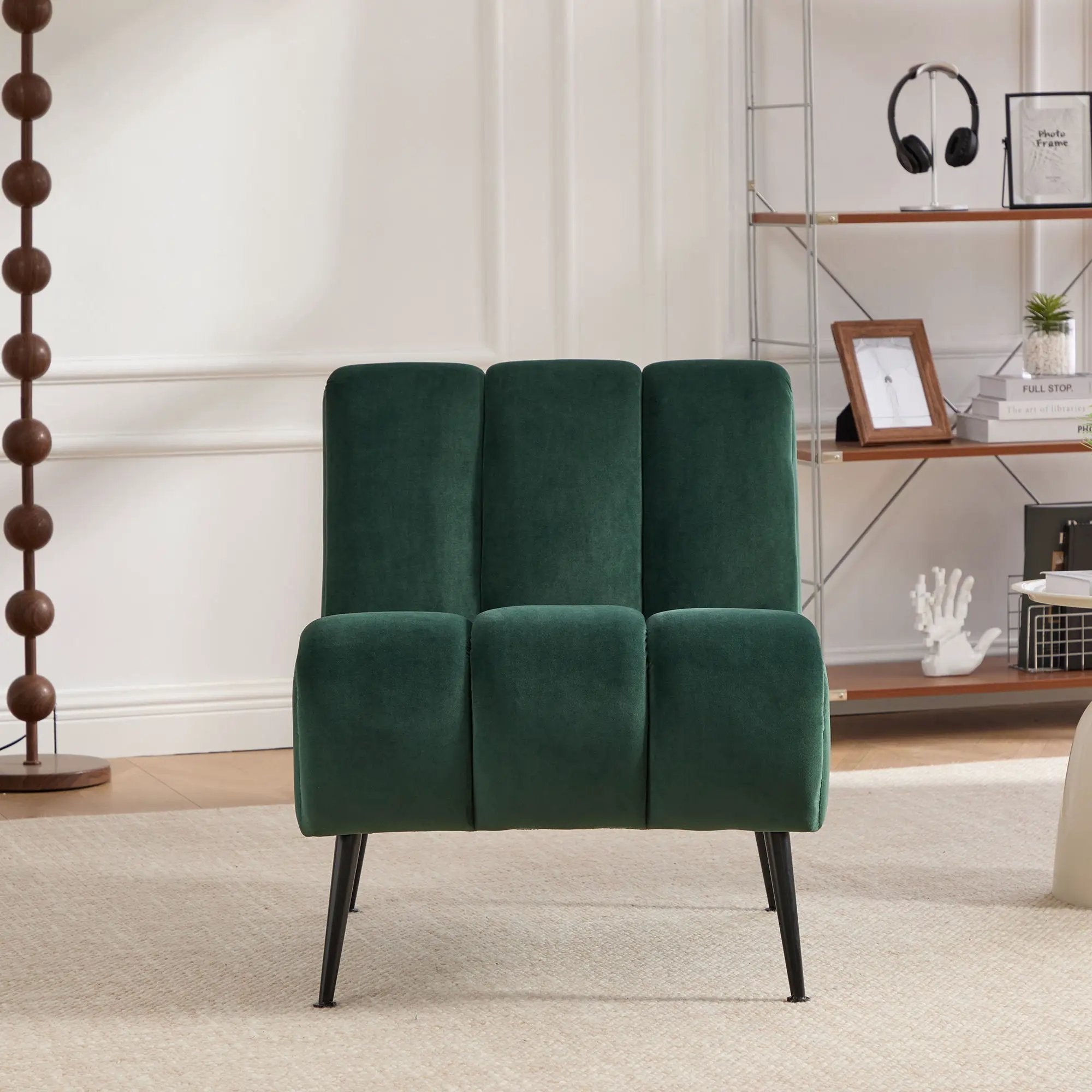 Upholstered Armless Chair For Living Room by Unique Piece Furniture