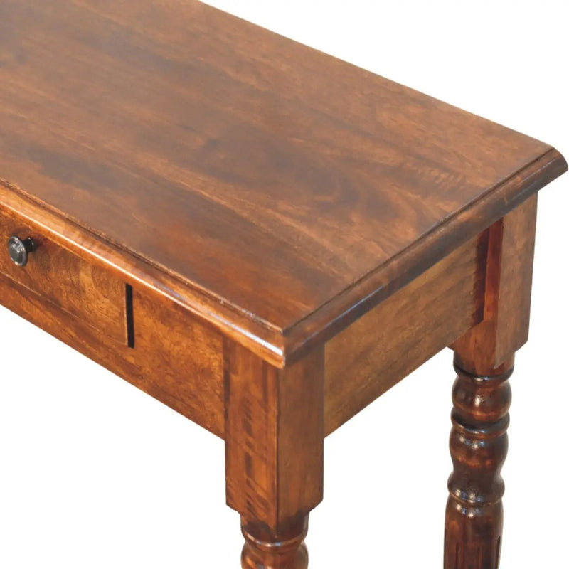 Turned Legs Drawer Console Table by HouseOfZazla