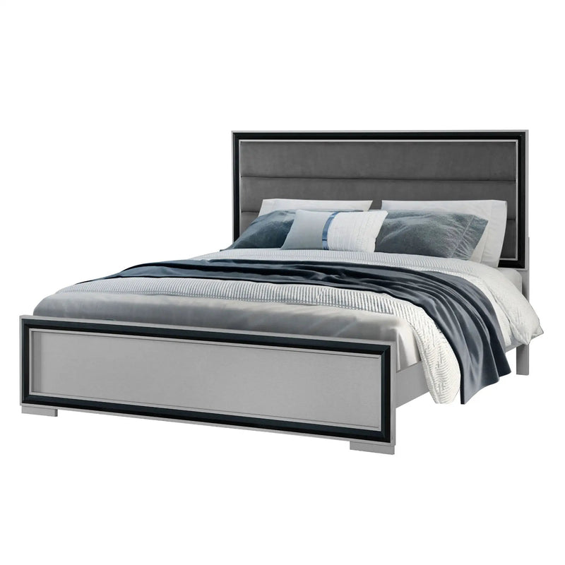 Adelaide - Bed With LED by Unique Piece Furniture