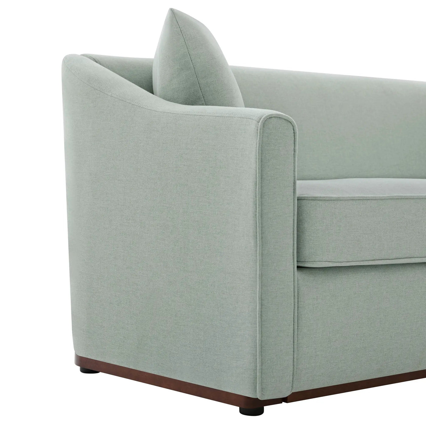 3 Seater Sofa With Wrap Around Armrests And Throw Pillows by HouseOfZazla
