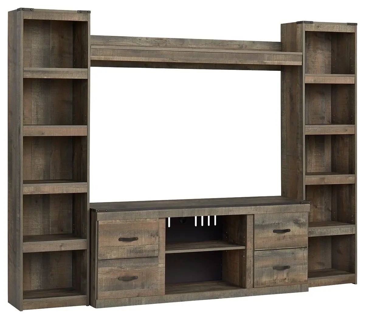 Trinell - 4-Piece Entertainment Center With 60" TV Stand by Unique Piece Furniture