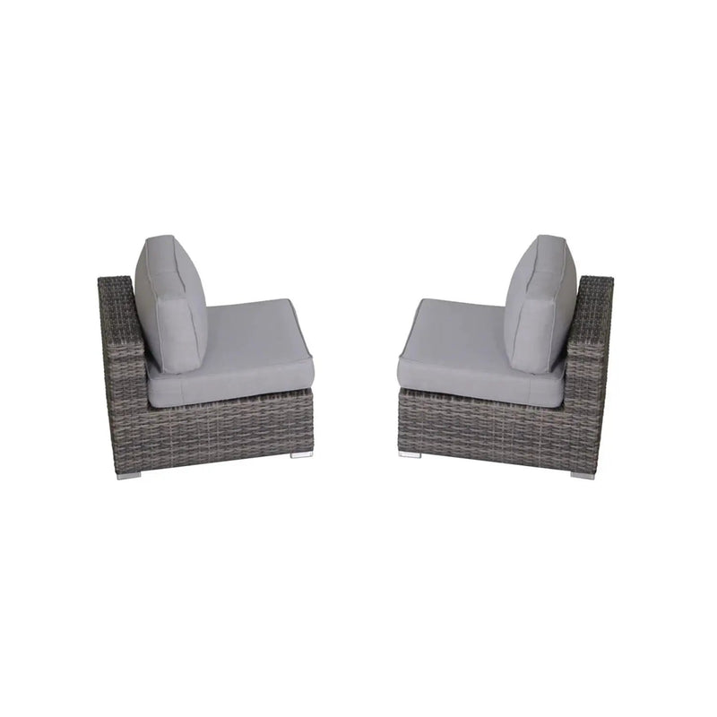 Modern Rattan Wicker Seating Group With Cushions by Unique Piece Furniture