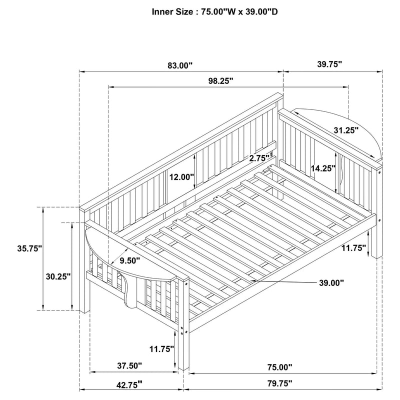Albany - Daybed With Drop Down Table by HouseOfZazla