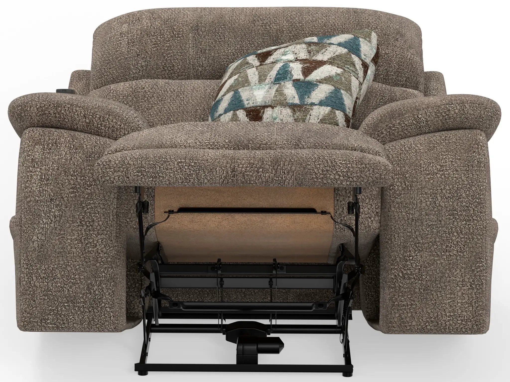 Joya - Power Lay Zero Gravity Recliner With Power Adjustable Headrest And CR3 Heat/Massage/Lumbar/ZG - Mushroom by Unique Piece Furniture