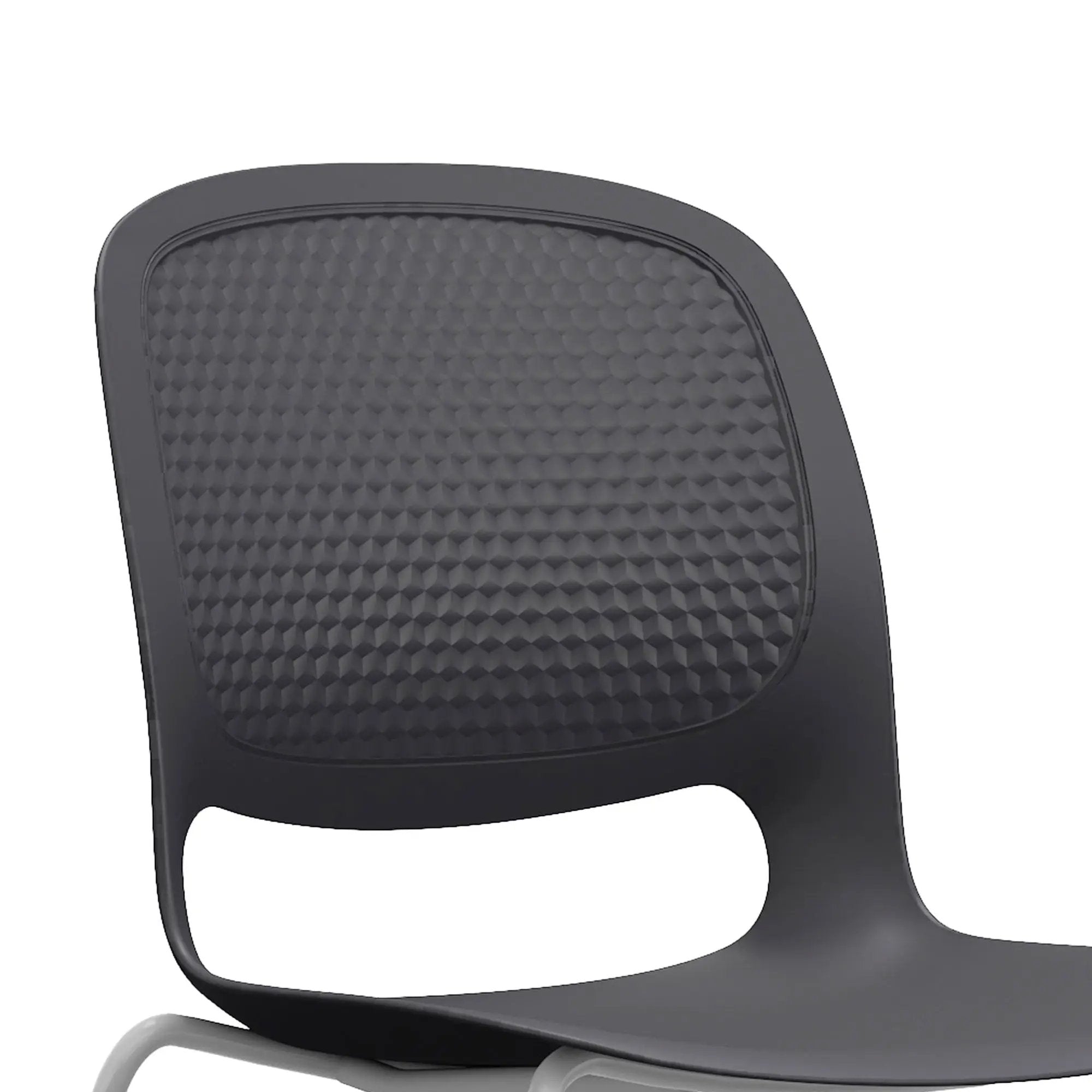 Stacking Chairs (Set of 4) - Black by HouseOfZazla