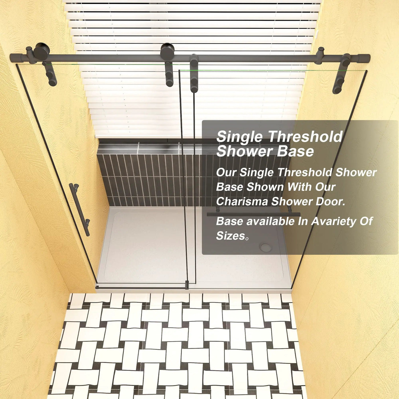 Shower Base Drain With Single Threshold Design by HouseOfZazla