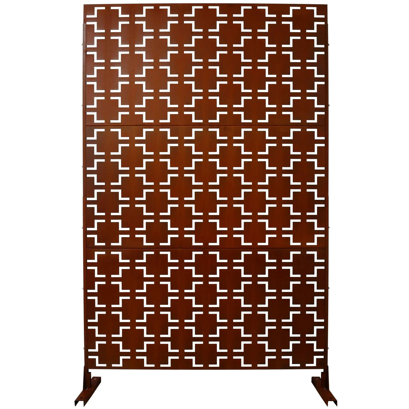Outdoor & Indoor Metal Privacy Freestanding Decorative Screen by HouseOfZazla