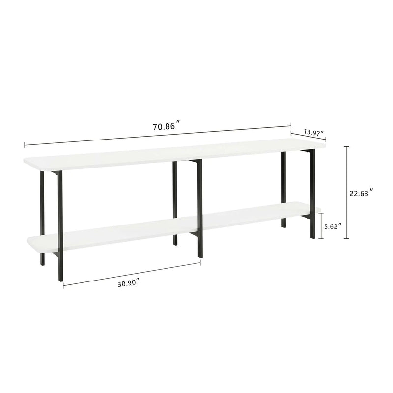 Celine - 2 Shelf Console Table