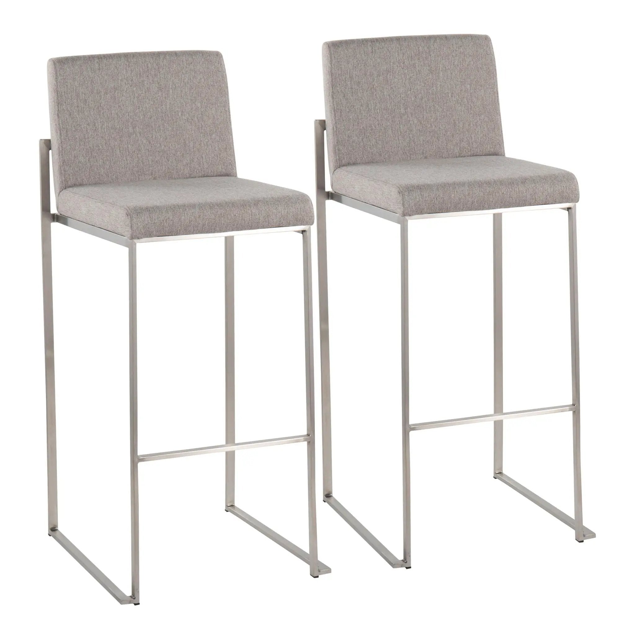 Fuji - Contemporary And Modern Elegance High Back Barstool by Unique Piece Furniture