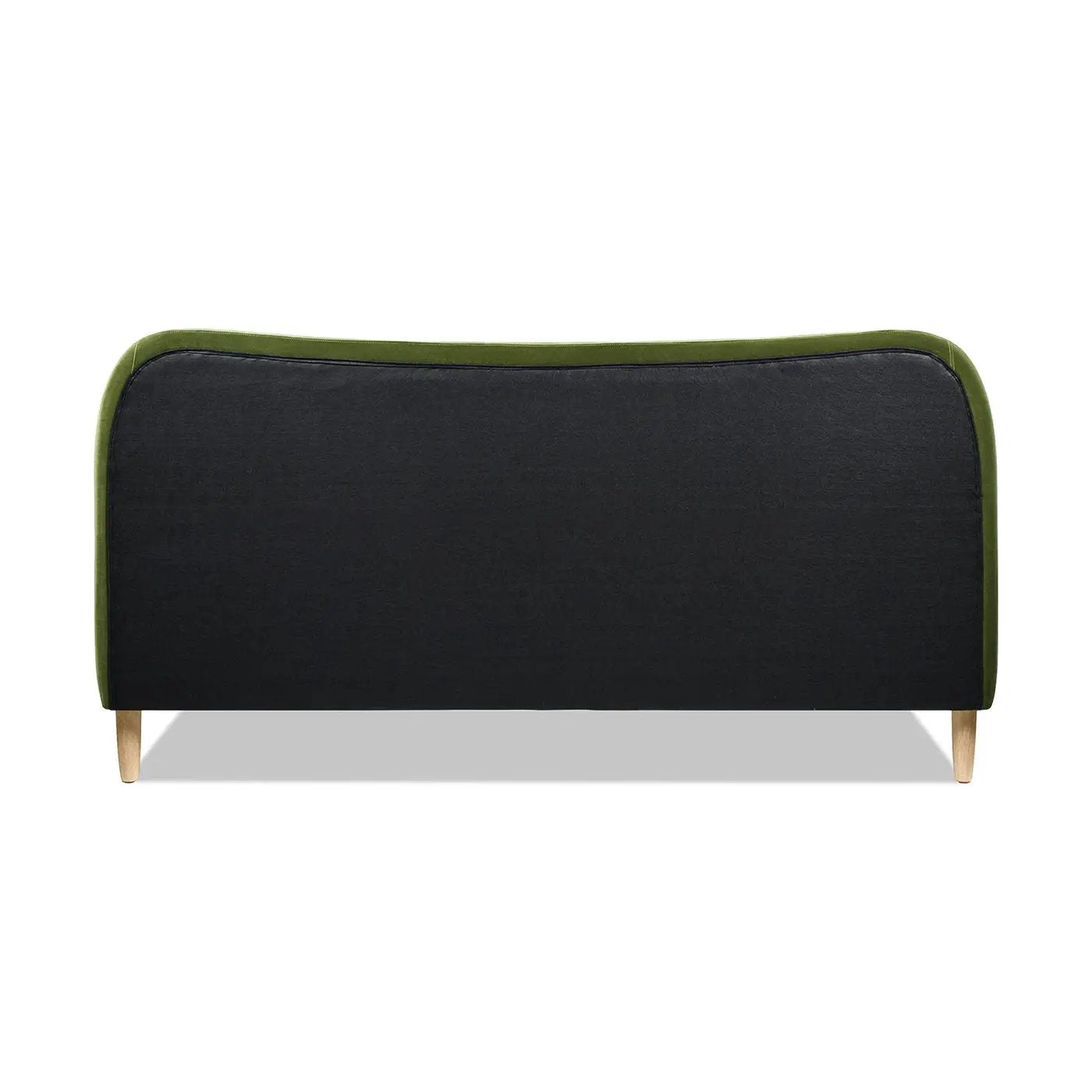 Roman - Curved Headboard Upholstered Platform Bed by HouseOfZazla