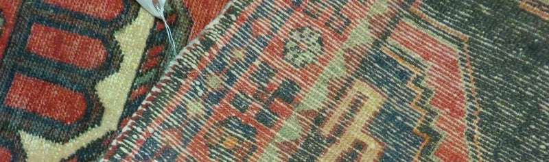 4' X 8' Antique Handmade India Geometric Oriental Tribal Wool Rug Red # 603 by Jewel Rugs