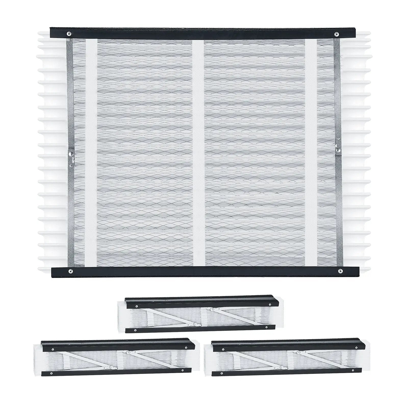 Air Filters MERV 13 Electrostatic Pleated HVAC Furnace Filter 4-Pack 20 x 25 x 4 by HouseOfZazla