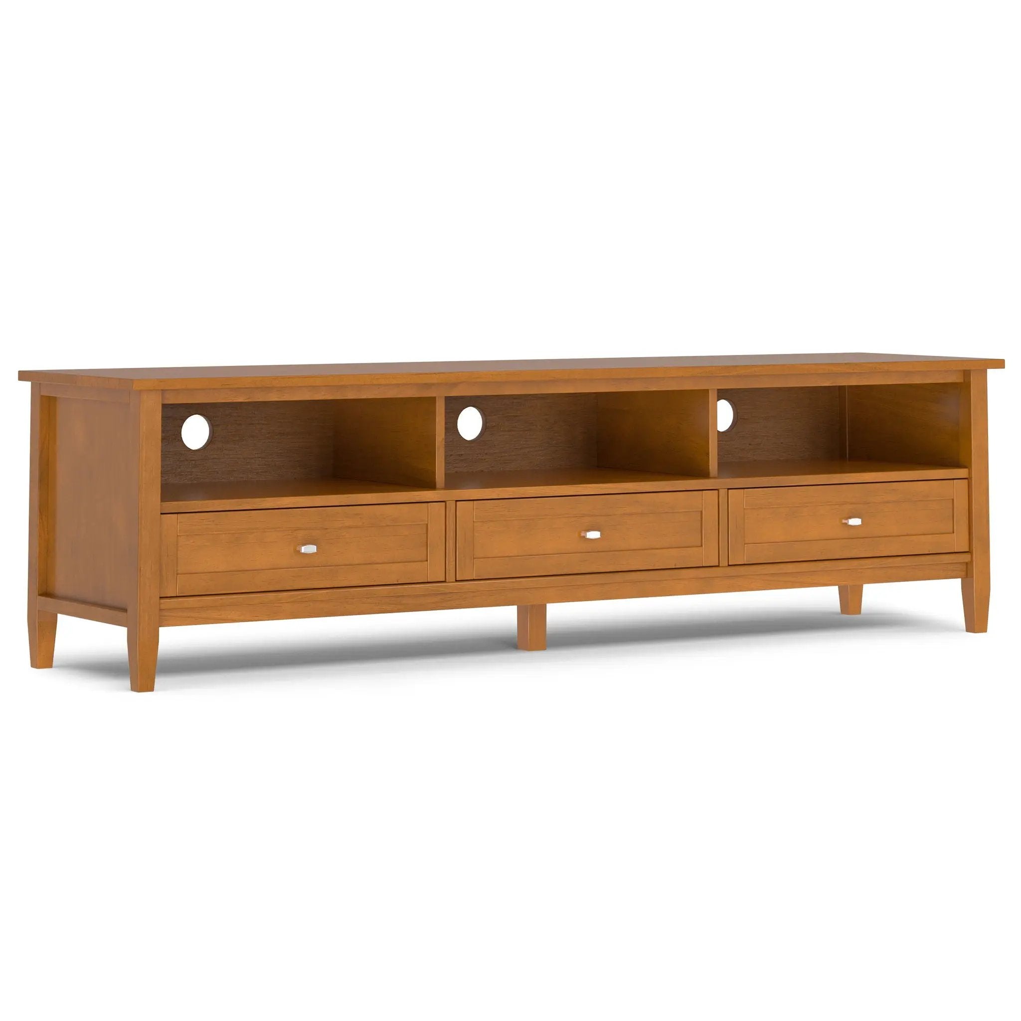 Warm Shaker - Handcrafted Low TV Media Stand by Unique Piece Furniture
