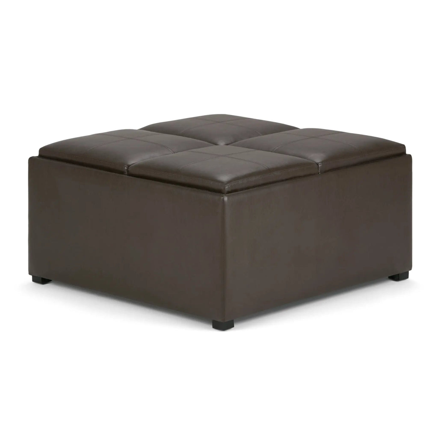 Avalon - Square Coffee Table, Storage Ottoman by HouseOfZazla
