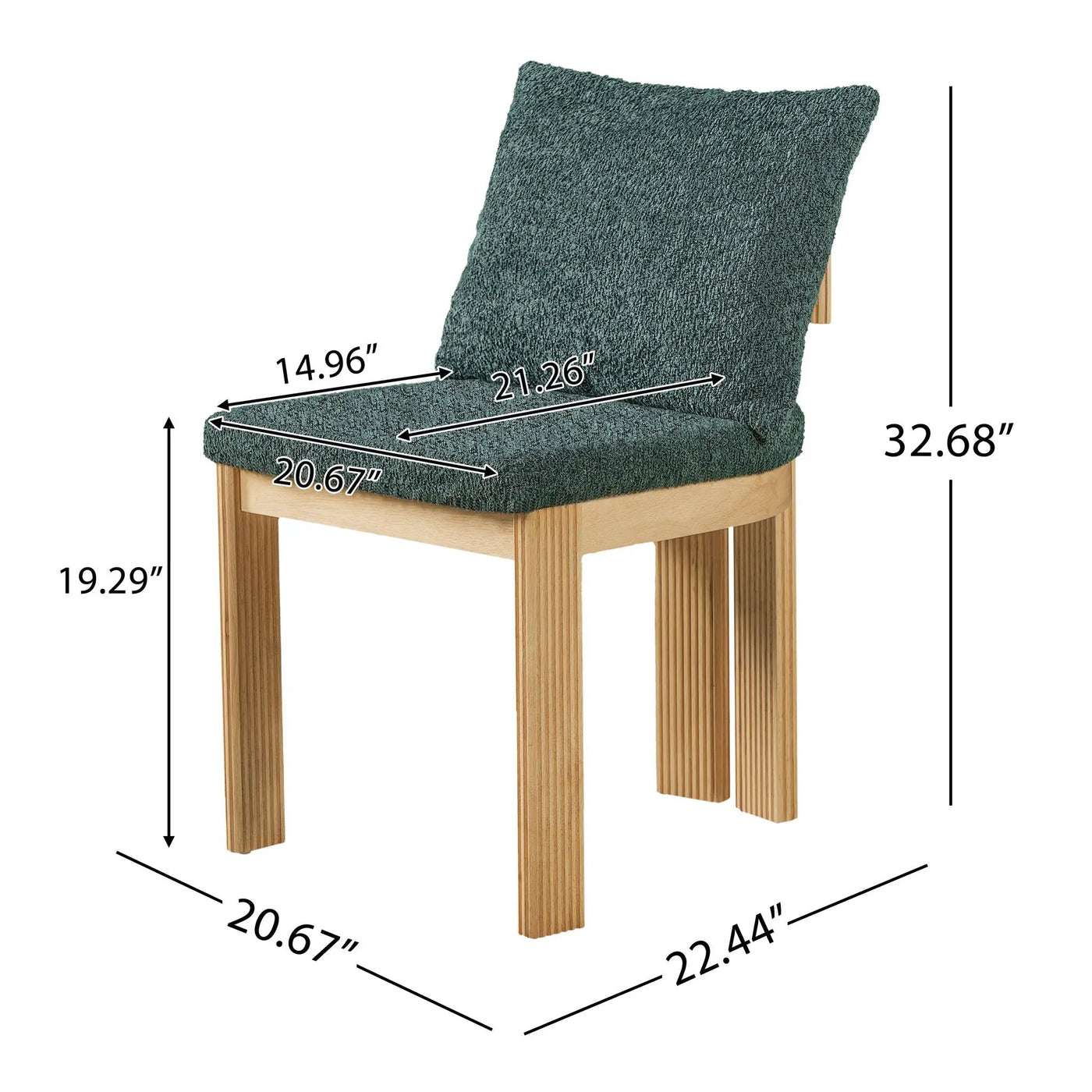 Indoor Dining Chair (Set of 2) by HouseOfZazla