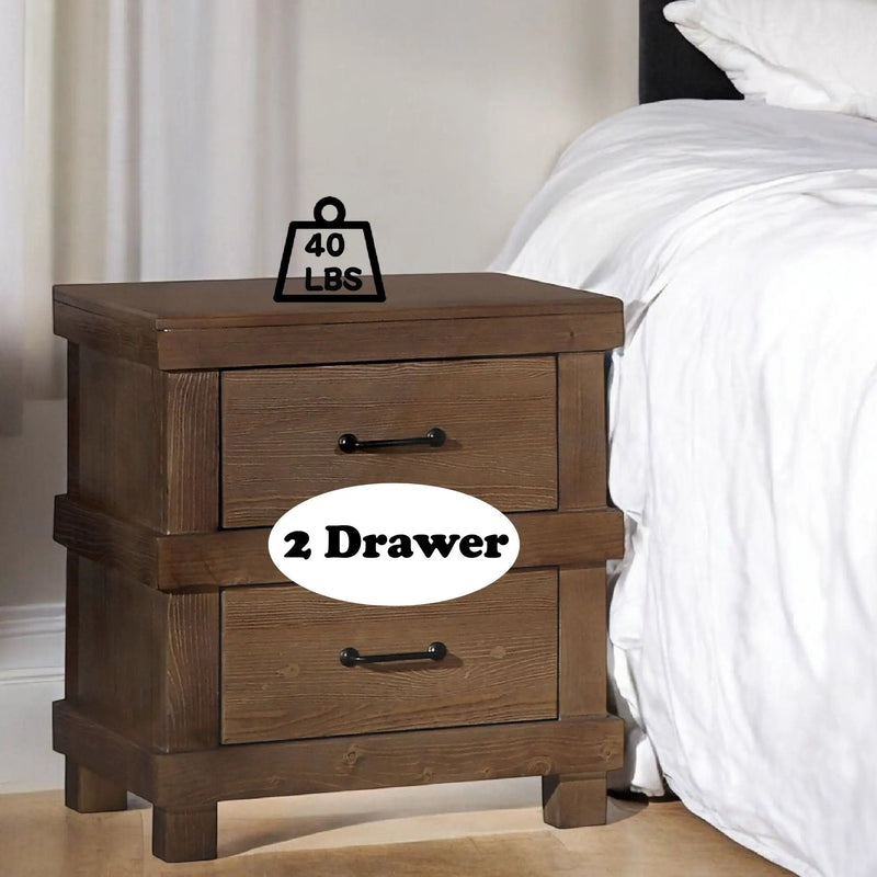 Adams - Antique Nightstand - Oak by Unique Piece Furniture