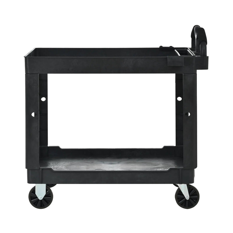 Heavy Duty Tray Top Service Cart with Wheels by HouseOfZazla