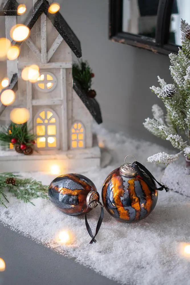 Christmas Ball Ornaments, Decorative Hanging Ball Christmas Tree Ornaments, For Holiday Party Decorations (Set of 6) by HouseOfZazla