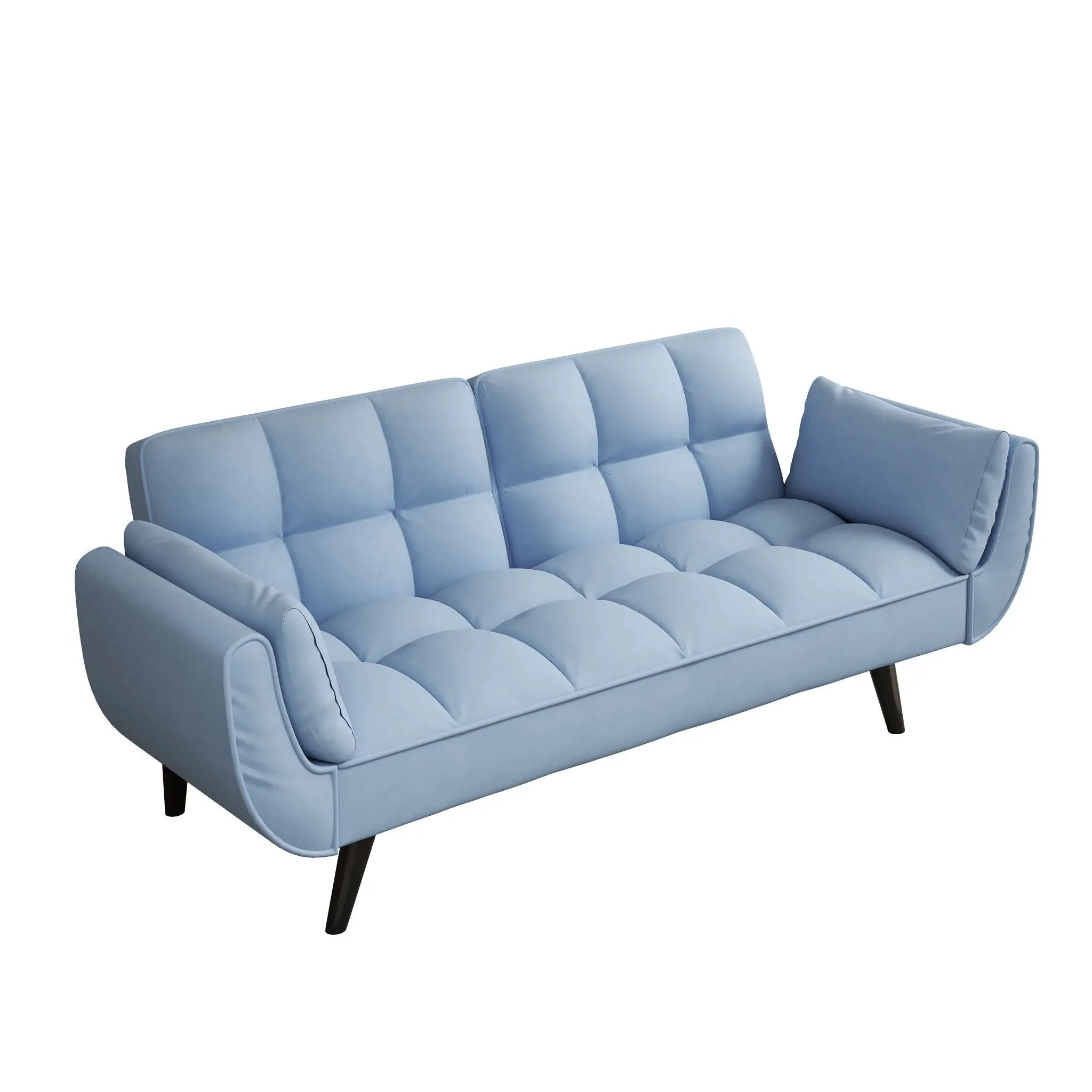 Sofa Soft Two Armrests Throw Pillow Pillow Comfortable Fit Apartment Bedroom Small Space by Unique Piece Furniture