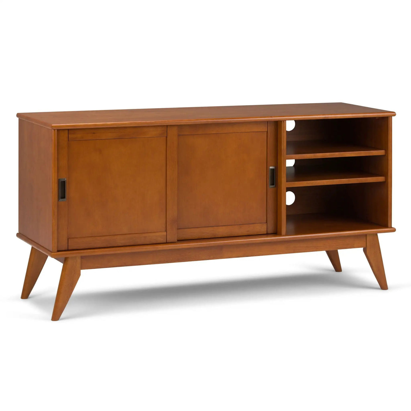 Draper - Handcrafted Mid Century Low TV Media Stand by HouseOfZazla