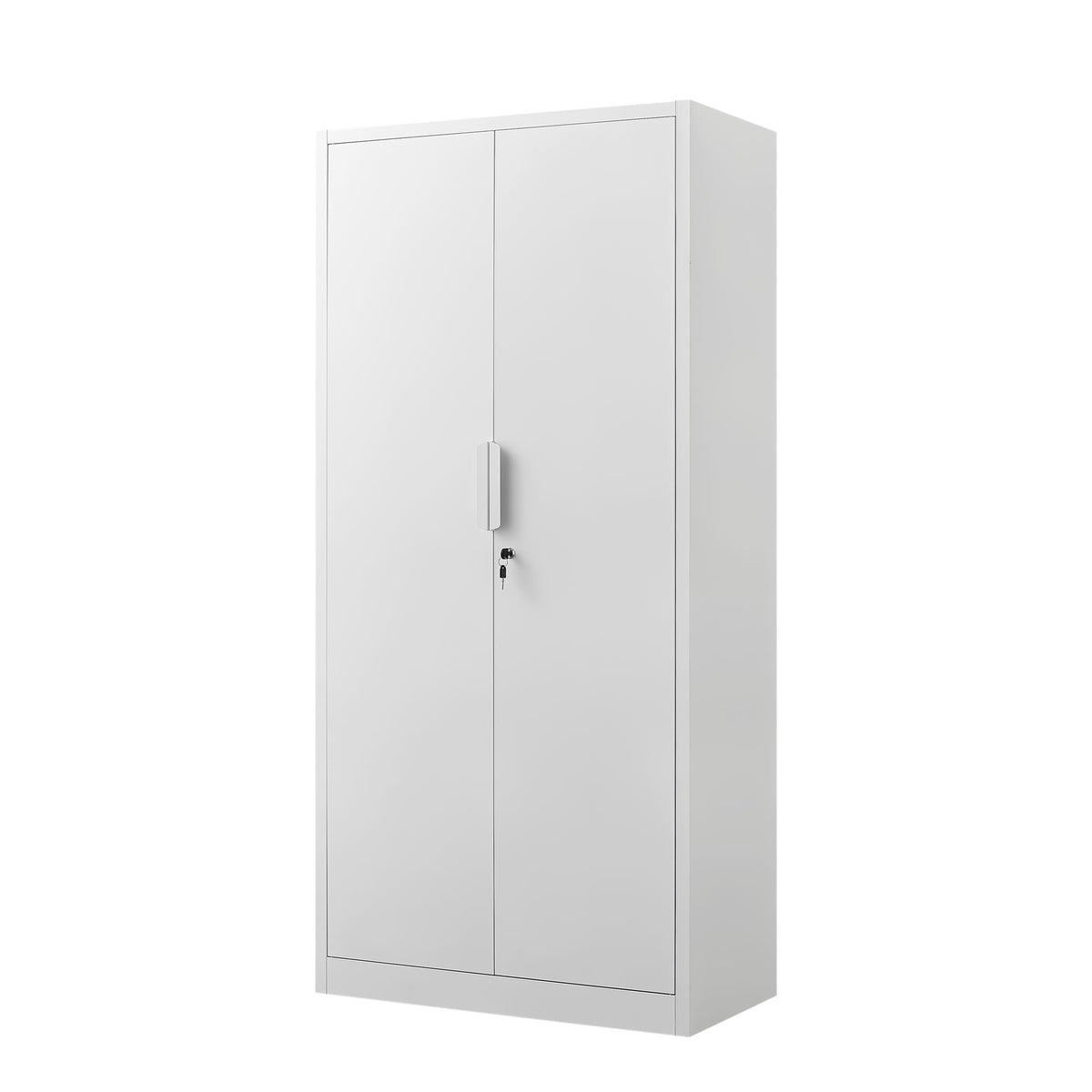 2 Door File Cabinet With Lock, 4 Adjustable Shelves, Heavy-Duty, photo 4 of 21