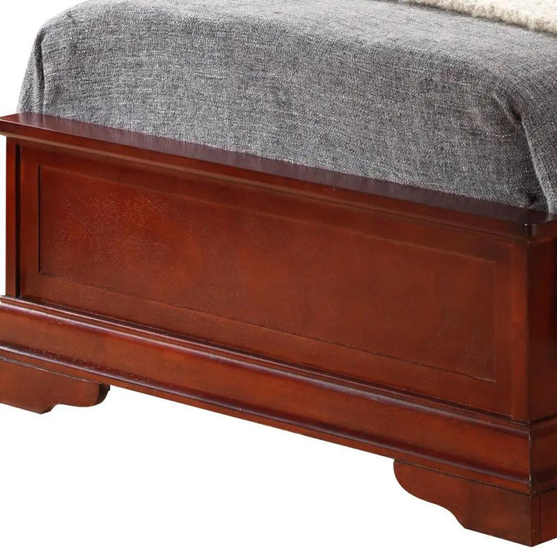 Sleigh Bed With Low Footboard by Unique Piece Furniture