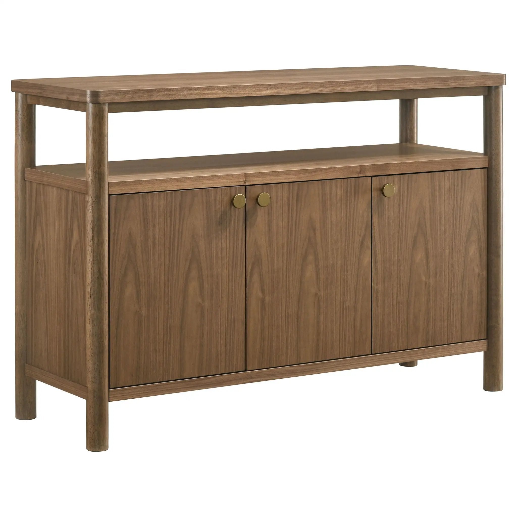 Crestmore 52-inch Dining Cabinet Sideboard Buffet Walnut by Unique Piece Furniture