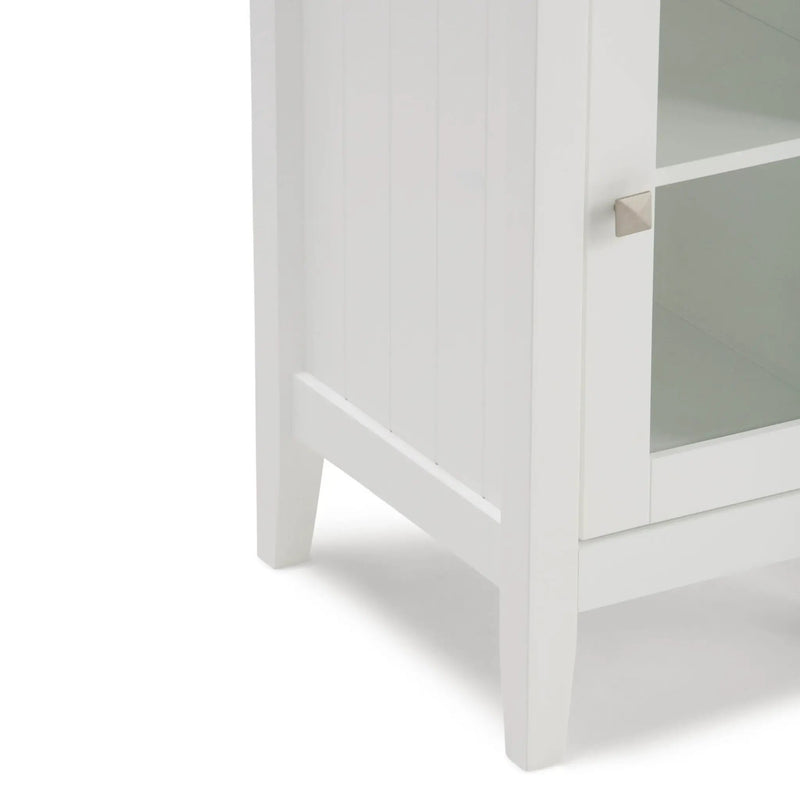 Acadian - Bath Storage Tower - Pure White by Unique Piece Furniture