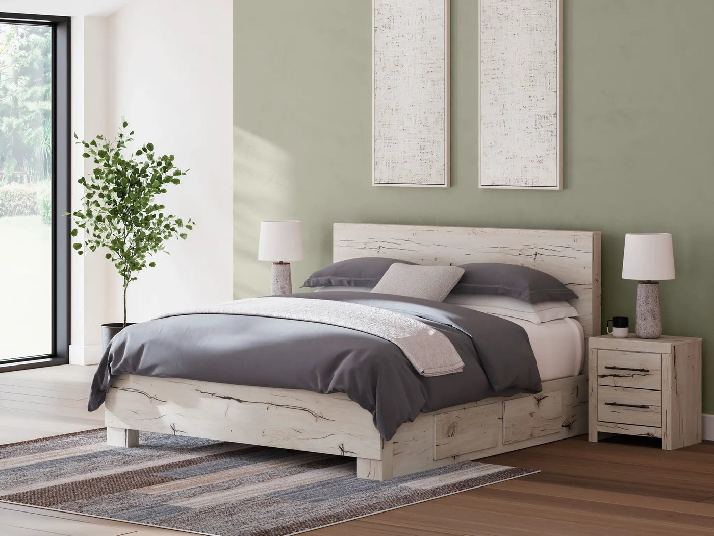 Lawroy - Panel Bed With Storage by Unique Piece Furniture