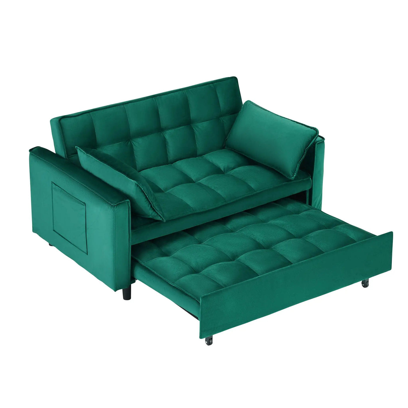Sofa Bed With Pockets, 3 In 1 Convertible For Living Room by HouseOfZazla