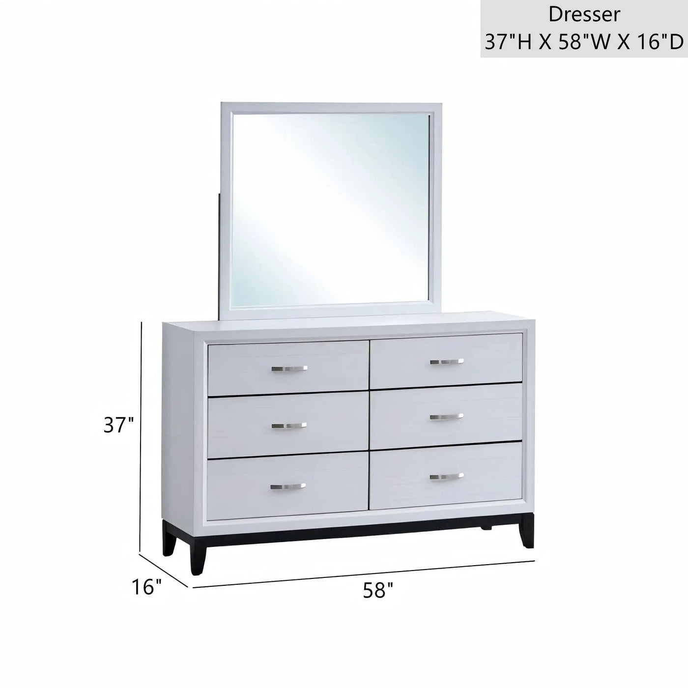 Glasgow - Dresser With 6 Drawers by HouseOfZazla