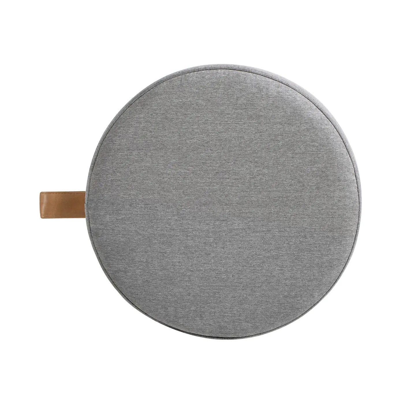 Brandy - Round Upholstered Storage Ottoman With Accent by HouseOfZazla