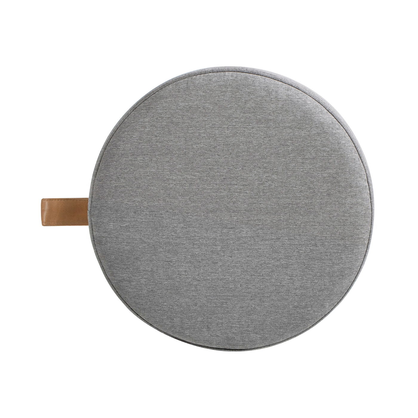 Brandy - Round Upholstered Storage Ottoman With Accent by HouseOfZazla