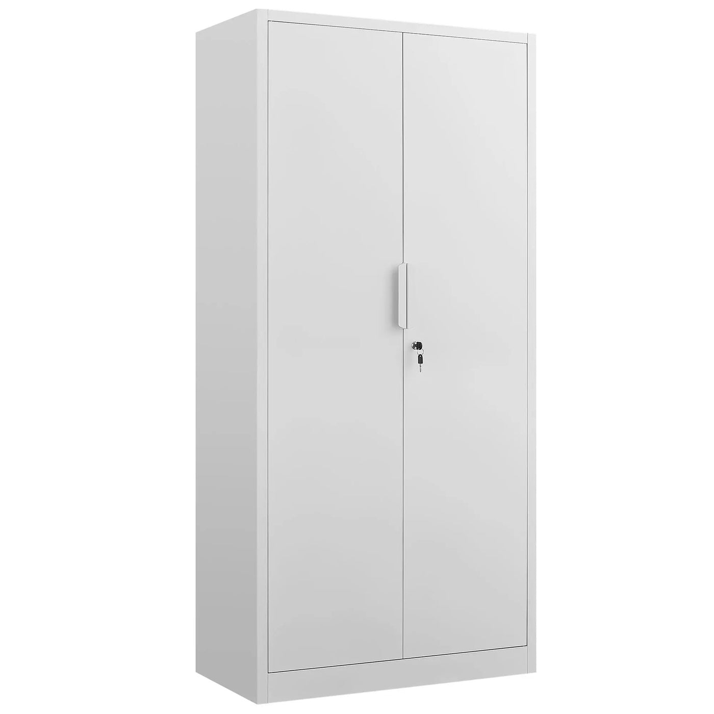2 Door File Cabinet With Lock, 4 Adjustable Shelves, Heavy-Duty by HouseOfZazla
