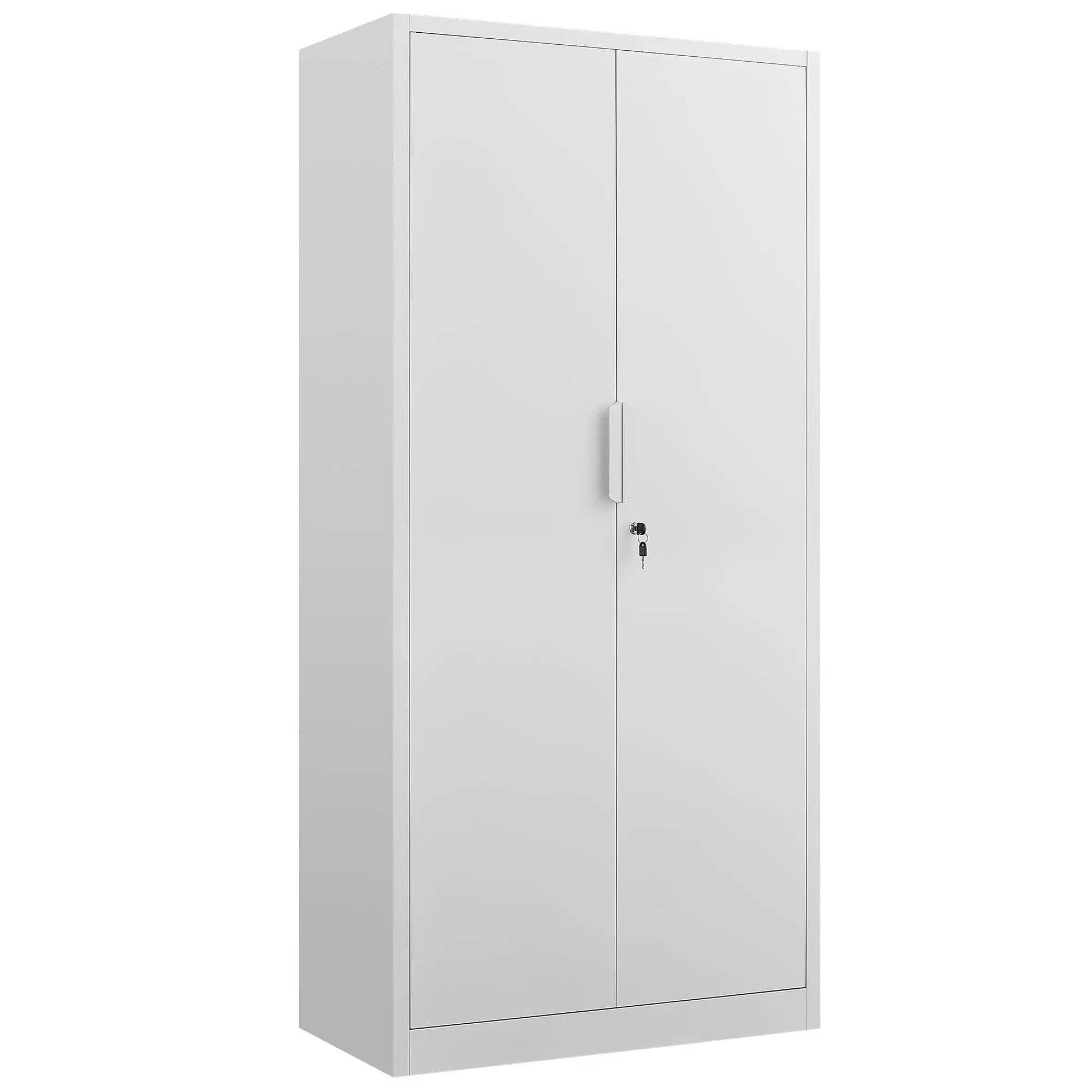 2 Door File Cabinet With Lock, 4 Adjustable Shelves, Heavy-Duty by HouseOfZazla