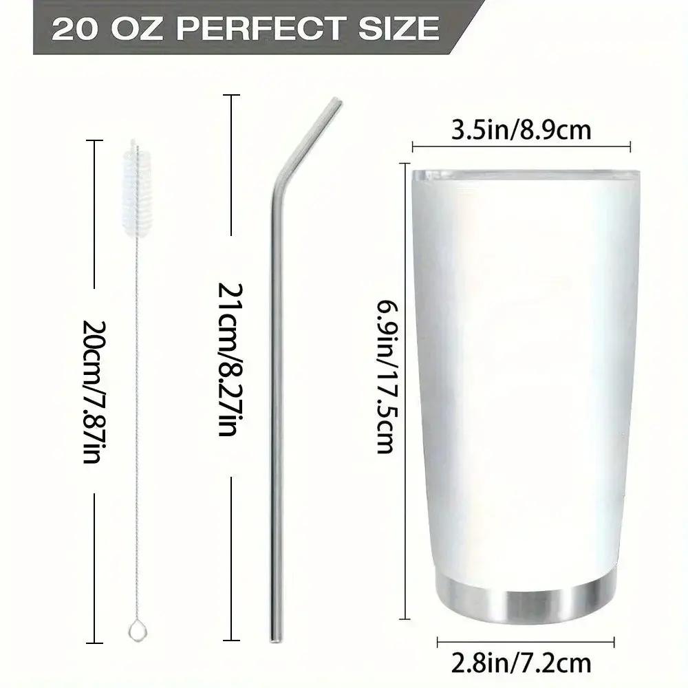 Tumbler - Reusable Stainless Steel 20oz by House Of Avana