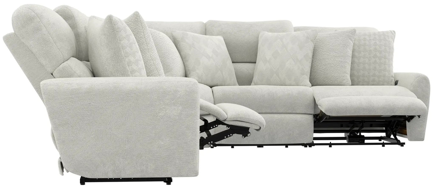 Majesty - Deep Seating Power Reclining Sectional by Unique Piece Furniture