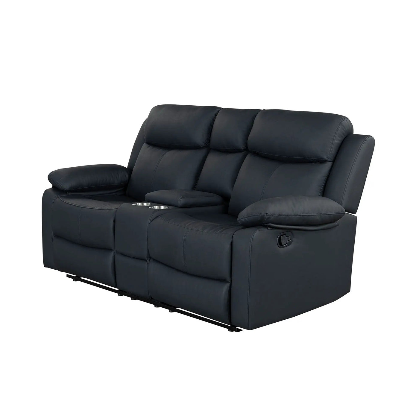 Blanche - Console Reclining Loveseat With LED Lights And Speakers by Unique Piece Furniture