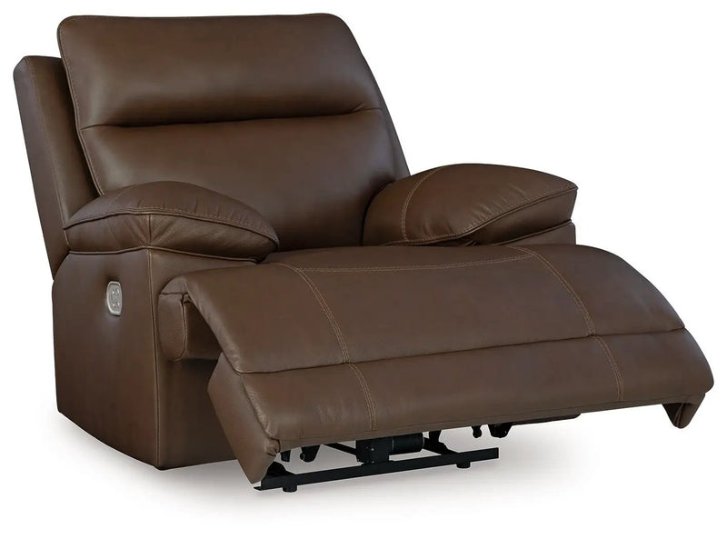 Vonryan - Power Recliner / Adj Headrest - Tobacco by Unique Piece Furniture